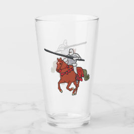 Riddande riddare glaskopp