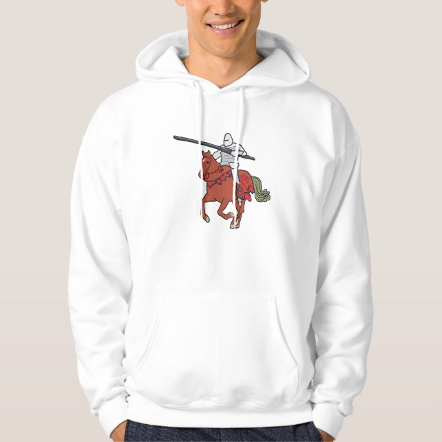 Riddande riddare hoodie (Framsida)