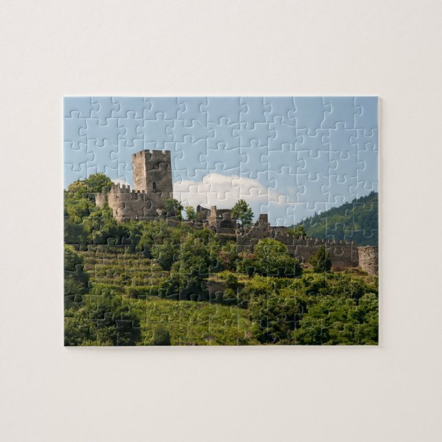 Riddarborg i Wachau Österrike Pussel (Horisontell)