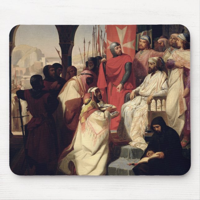 Riddare av beställa av St John av Jerusalem Musmatta (Framsidan)