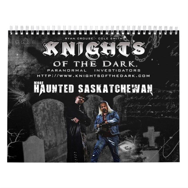RIDDARE AV den MÖRK spökade Saskatchewan 2 Kalender (Omslag)