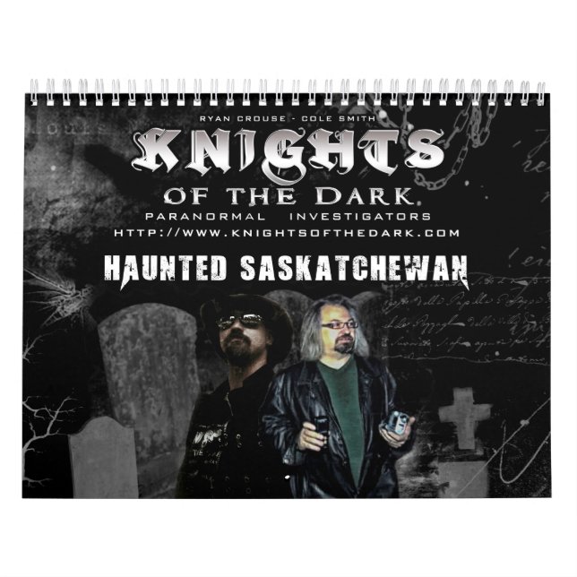 RIDDARE AV den MÖRK spökade Saskatchewan kalendern Kalender (Omslag)
