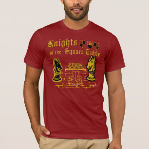 Riddare av kvadrerabord, vuxen T-tröja T Shirt