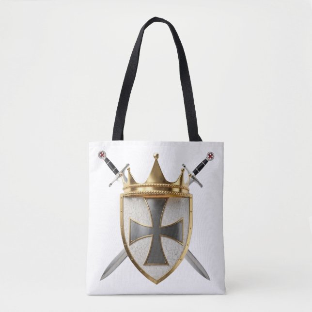 Riddare Av RayEl Crest  Tygkasse (Framsida)