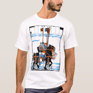 Riddare - Deco illustration (anpassadet) T-shirt