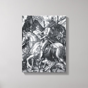 Riddare, död och djävulen - Albrecht Dürer Canvastryck