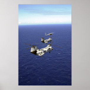 Riddare för hav CH-46 Poster