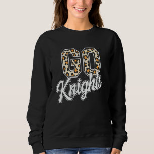 Riddare Högstadiet Högskola Universitetslag Leopar T Shirt