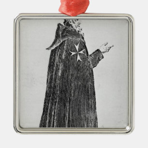 Riddare Hospitaller i den original- vanan Julgransprydnad Metall