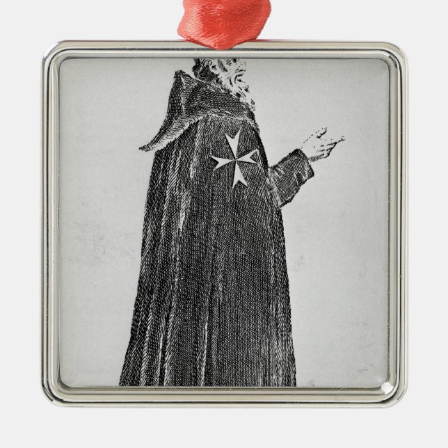 Riddare Hospitaller i den original- vanan Julgransprydnad Metall (Framsidan)