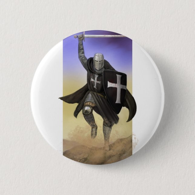 Riddare Hospitaller Knapp (Framsida)