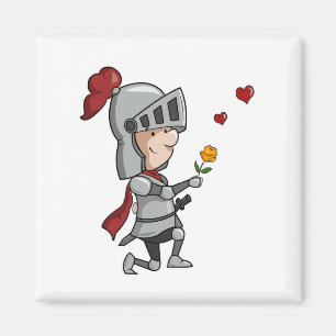 Riddare i glänsande Armorkylmagnet Magnet
