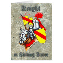 Riddare i glänsande Armormålning