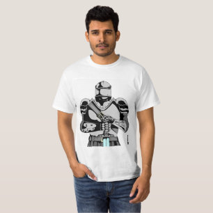 Riddare i glänsande pansar t shirt