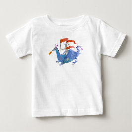 Riddare Ridning Drakbarn T-Shirt