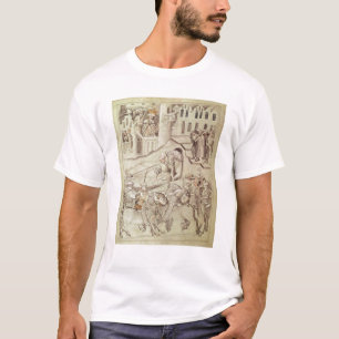 Riddare som eventuellt jousting i hippodromen t-shirt