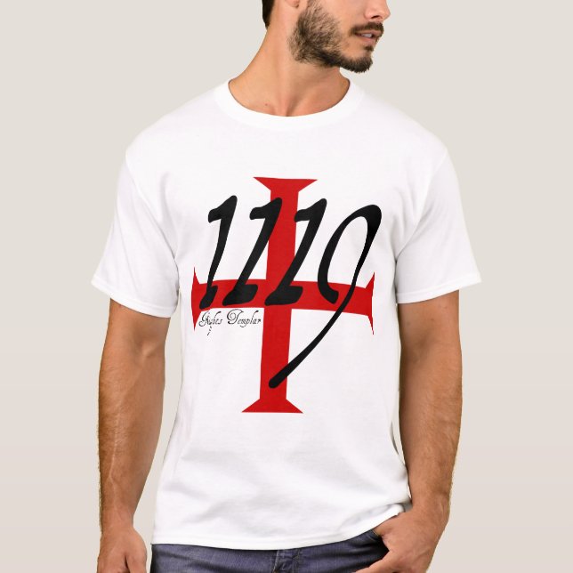 Riddare Templar: 1119 Tee Shirt (Framsida)