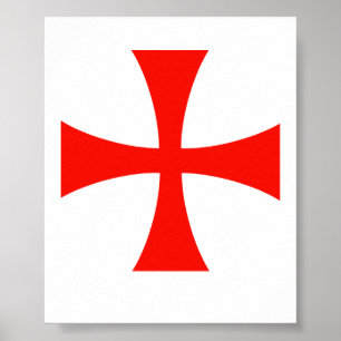Riddare Templar avbildar Poster