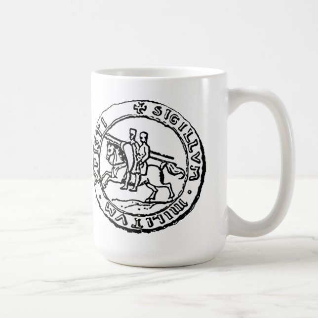 Riddare Templar förseglar Kaffemugg (Höger)