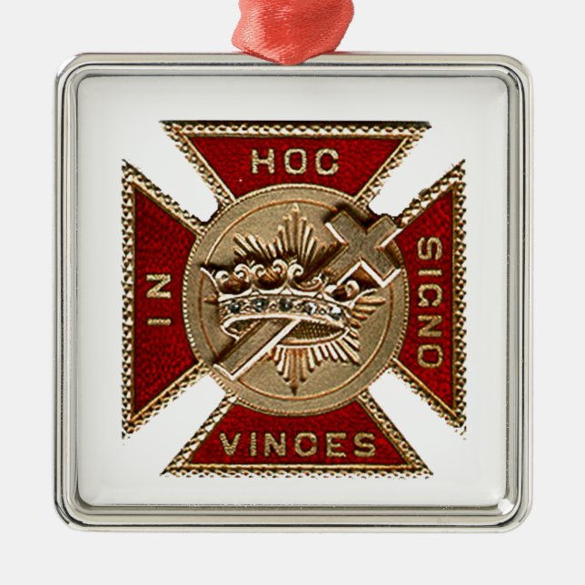 RIDDARE TEMPLAR JULGRANSPRYDNAD METALL (Framsidan)