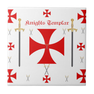 Riddare Templar Kakelplatta