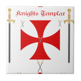 Riddare Templar Kakelplatta