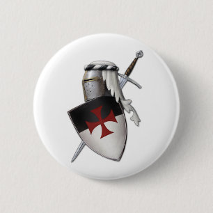 Riddare Templar skyddar Knapp