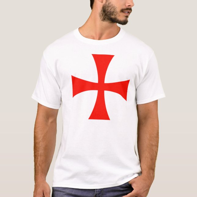 Riddare Templar T-shirt (Framsida)