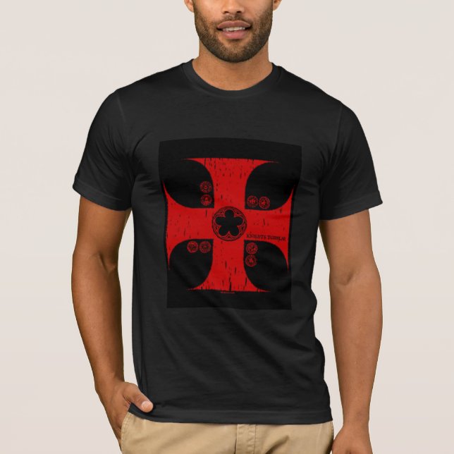 Riddare Templar Tee Shirt (Framsida)