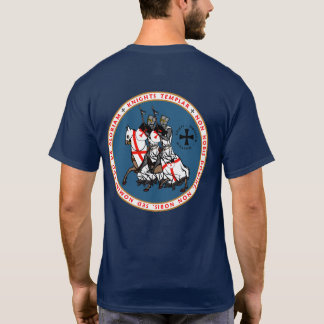 Riddare Templar två riddare förseglar skjortan V2 Tee