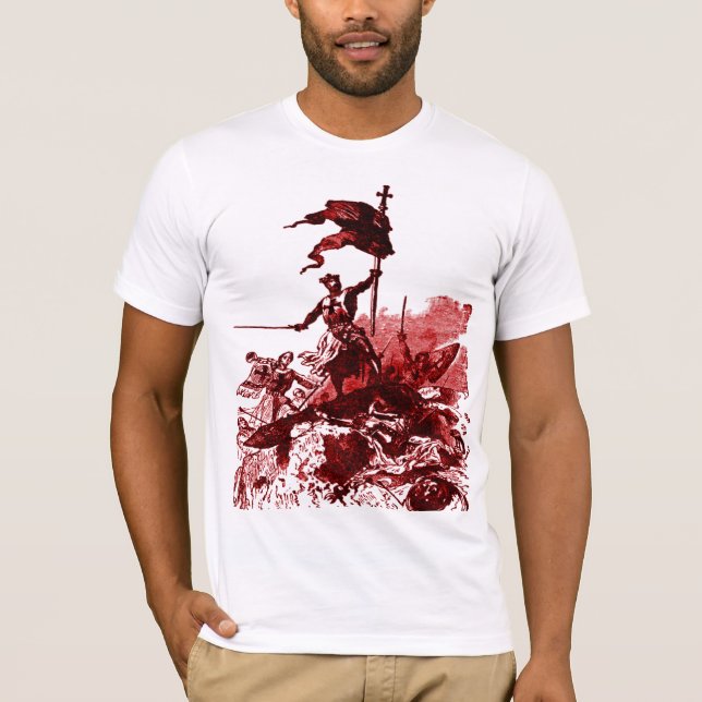 riddare-templarT-tröja T Shirt (Framsida)