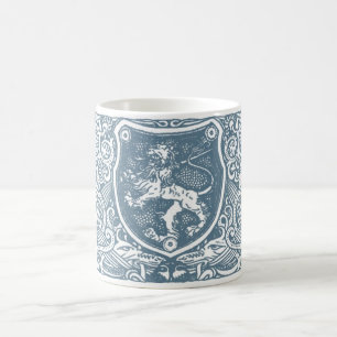 Riddare & våldsam lejon mugg