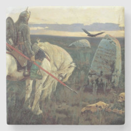 Riddare vid vägskälet (av Viktor Vasnetsov) Stenunderlägg