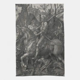 Riddaredöd och djävulen Albrecht Durer Kökshandduk