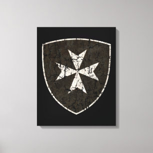 RiddareHospitaller kor som är bekymrad Canvastryck