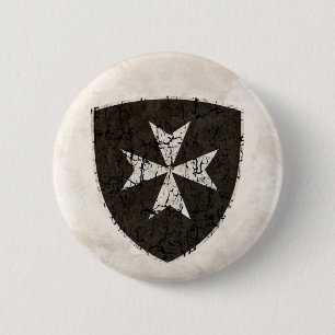 RiddareHospitaller kor som är bekymrad Knapp