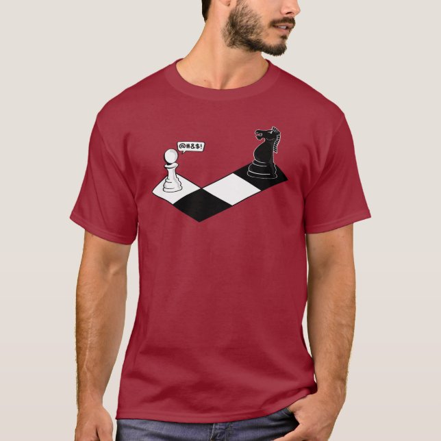 Riddaren tar pantsätter t-shirt (Framsida)