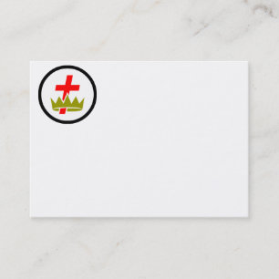 RiddareTemplar Commandery visitkort