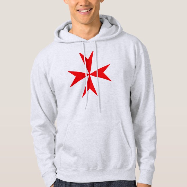 RiddareTemplar Hoodie (Framsida)