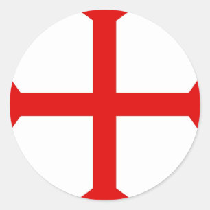 RiddareTemplar kor Runt Klistermärke