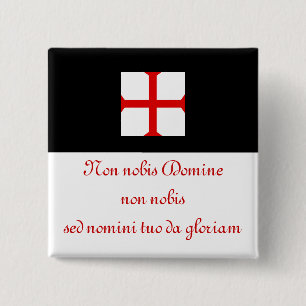 RiddareTemplar motto. Knapp