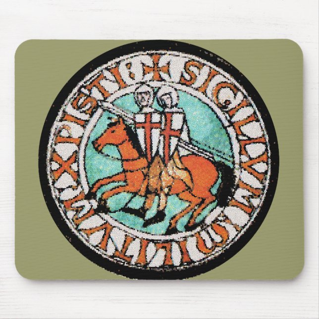 RiddareTemplar mousepad Musmatta (Framsidan)