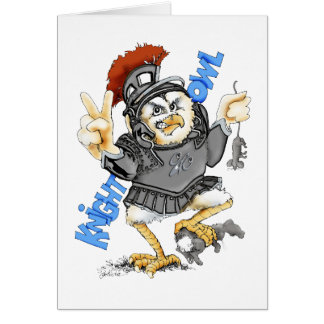 Riddareuggla Hälsningskort