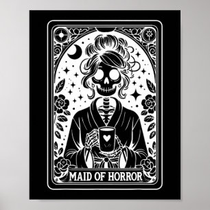 Riddarfrun Skräck Tarotkort Brud Coven Gotisk Brud Poster