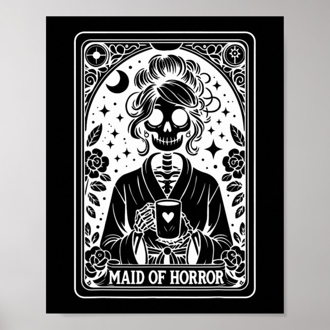 Riddarfrun Skräck Tarotkort Brud Coven Gotisk Brud Poster (Framsidan)
