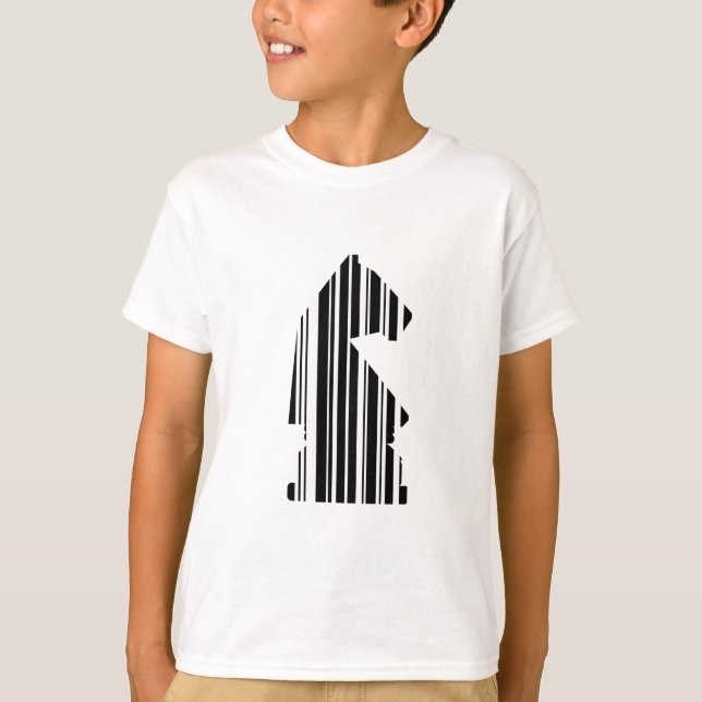 RIDDARREMSKOD Schackpjäs Mönsterdesign Tee (Framsida)