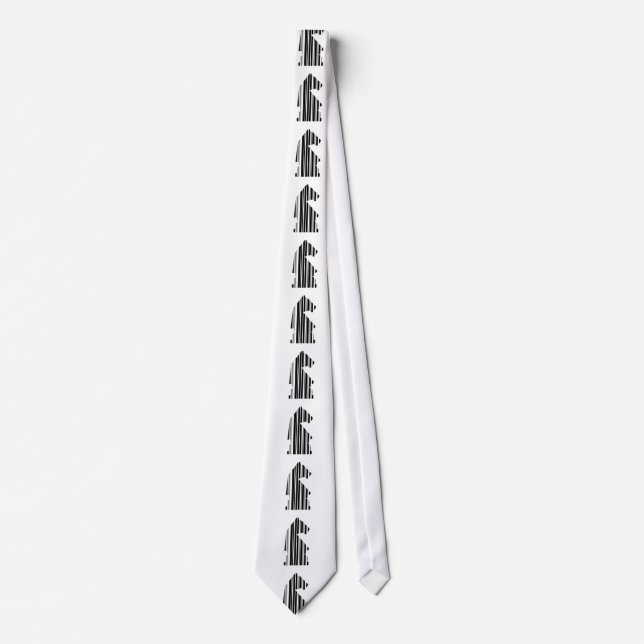 RIDDARSTRECKKOD Schackpjäs Mönsterdesign Slips (Framsida)
