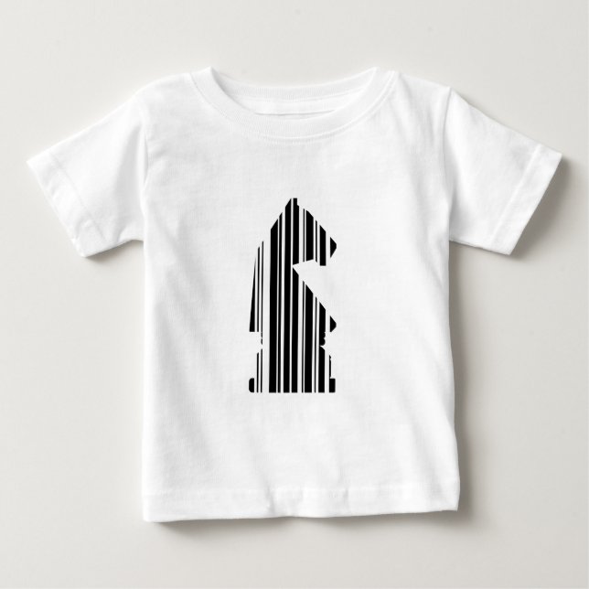 RIDDARSTRECKKOD Schackpjäs Mönsterdesign T Shirt (Framsida)