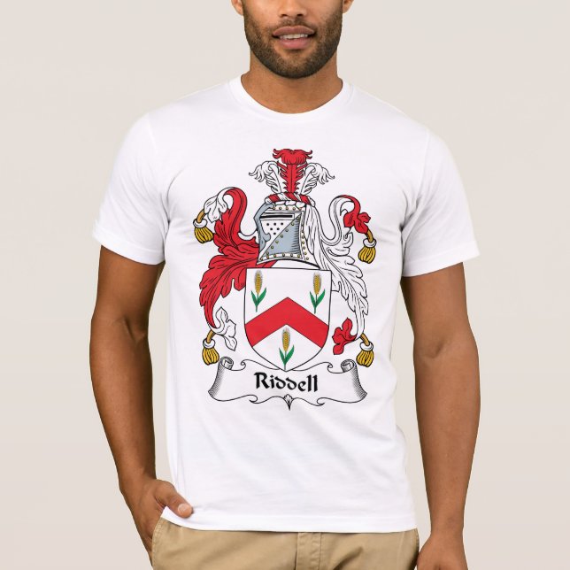 Riddell familjvapensköld tee (Framsida)