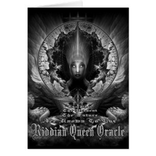 Riddian Queen Oracle GS Hälsningskort